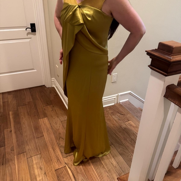 St. John’s Greenish/Gold Dress Brand New! - Picture 11 of 16